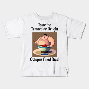 Octopus Fried Rice Kids T-Shirt